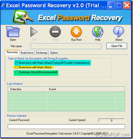 excel password recovery freeware